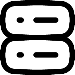 Database Server 4 Icon from Flex Line Set