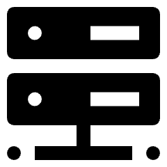 Database Server 4 Icon from Nova Solid Set