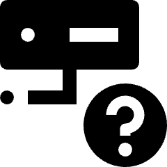 Database Server Frequntly Ask Question Icon from Nova Solid Set