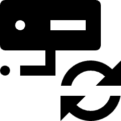 Database Server Refresh Sync Icon from Nova Solid Set