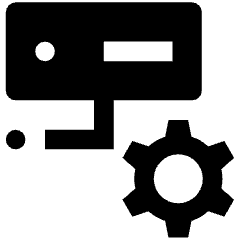 Database Server Setting Icon from Nova Solid Set