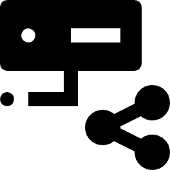 Database Server Share Icon from Nova Solid Set
