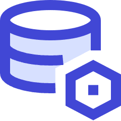 Database Setting Bolt Nut Icon from Sharp Duo Set