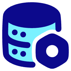 Database Setting Bolt Nut Icon from Plump Pop Set