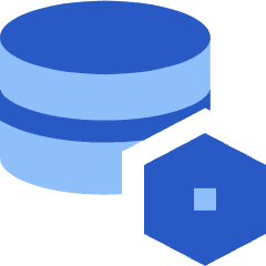 Database Setting Bolt Nut Icon from Sharp Flat Set