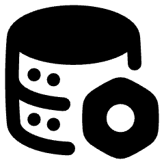 Database Setting Bolt Nut Icon from Plump Remix Set