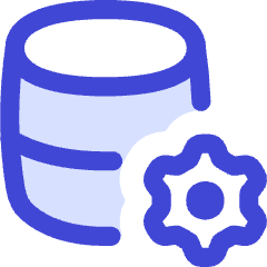 Database Setting Gear Icon from Flex Duo Set