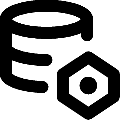 Database Setting Icon from Micro Line Set