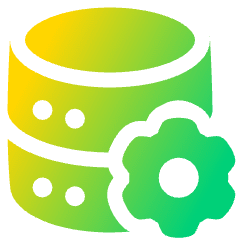 Database Setting Icon from Plump Gradient Set