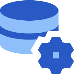 Database Setting Icon from Sharp Flat Set