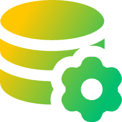 Database Setting Icon from Core Gradient Set