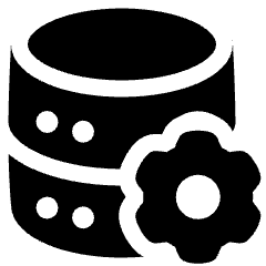 Database Setting Icon from Plump Solid Set