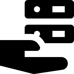 Database Share 2 Icon from Nova Solid Set