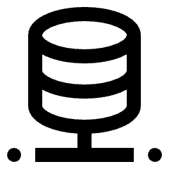 Database Share Icon from Nova Line Set
