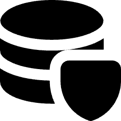 Database Shield Icon from Core Solid Set