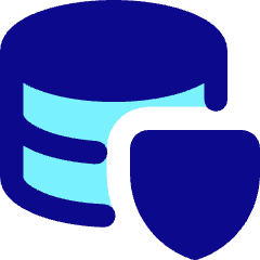 Database Shield Icon from Core Pop Set