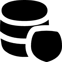Database Shield Icon from Flex Solid Set