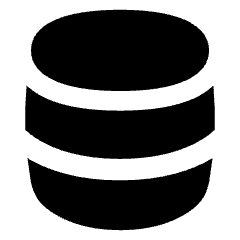 Database Solo Icon from Flex Solid Set