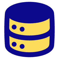 Database Solo Icon from Plump Pop Set
