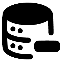 Database Subtract 1 Icon from Plump Remix Set