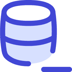 Database Subtract 1 Icon from Flex Duo Set