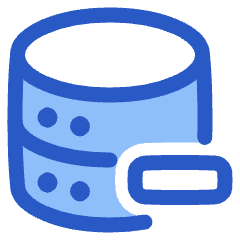 Database Subtract 1 Icon from Plump Duo Set