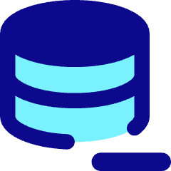 Database Subtract 1 Icon from Core Pop Set