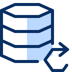 Database Synchronize Icon from Cyber Duotone Set
