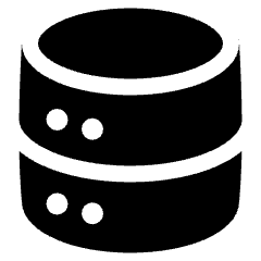 Database Icon from Plump Solid Set