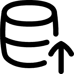 Database Upload Icon from Flex Line Set
