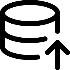 Database Upload Icon from Core Line Set