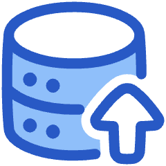 Database Upload Icon from Plump Duo Set