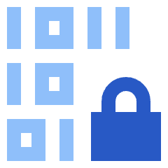 Device Database Encryption 1 Icon from Sharp Flat Set