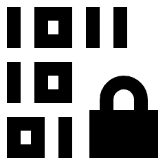 Device Database Encryption 1 Icon from Sharp Solid Set