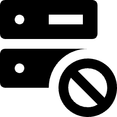 Server Disable Restrict Icon from Nova Solid Set