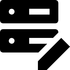 Server Edit Icon from Nova Solid Set