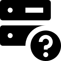 Server Frequently Ask Question Icon from Nova Solid Set