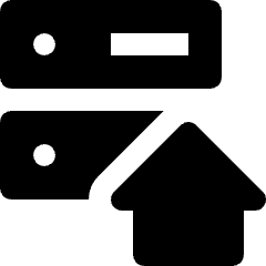 Server Home Icon from Nova Solid Set