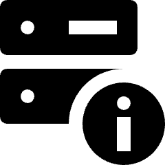 Server Information Icon from Nova Solid Set