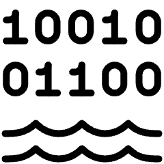 Data Lake Code Icon from Ultimate Light Set