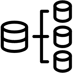 Data Lake Diagram 2 Icon from Ultimate Light Set