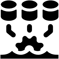 Data Lake Setting Icon from Ultimate Bold Set