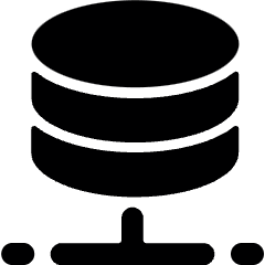 Database 1 Icon from Ultimate Bold Set