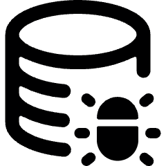 Database Bug Alternate Icon from Ultimate Bold Set