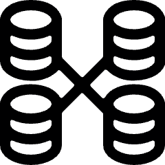 Database Connect Alternate Icon from Ultimate Bold Set