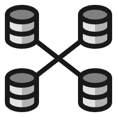 Database Connect Icon from Ultimate Colors Set