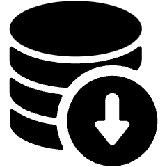 Database Download Icon from Ultimate Bold Set