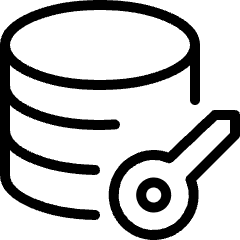 Database Key Icon from Ultimate Light Set