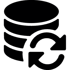 Database Sync Icon from Ultimate Bold Set
