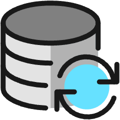 Database Sync Icon from Ultimate Colors Set